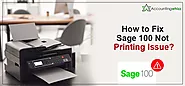 Sage 100 Printing Issue