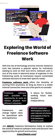 Explore the World of Freelance Software Work