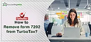 Remove Form 7202 TurboTax