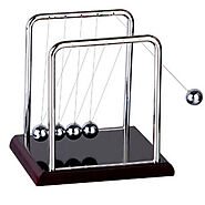 Newton Cradle Balance Ball | Newton's Cradle - Myriad Essentials