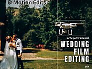 Wedding film editing services