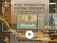 Post Production Editing services