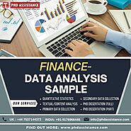 Data Analysis Sample Work – PhD Assistance
