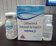 Ceftriaxone Sulbactam injection (Intriax-S 1.5g) - Integrated laboratories Pvt. Ltd.