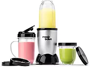 Magic Bullet Blender, Small, Silver, 11 Piece Set – décor of homes