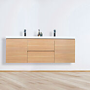 White Oak Vanity - Bathroom Vanities