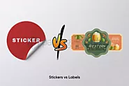 Stickers Vs Labels - Differences And Types