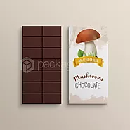 Custom Mushroom Chocolate Bar Packaging | Packaging Hub
