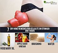 7 DIY Home Remedies For Cellulite On Stomach And Thighs!