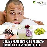6 Home Remedies For Baldness- Control Excessive Hair Fall