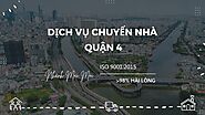 [#1] Dịch Vụ Chuyển Nhà Quận 4 Được Tín Nhiệm Nhất