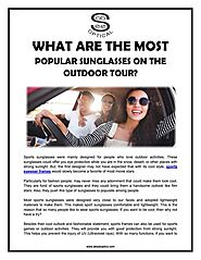 What are the most popular sunglasses on the Outdoor Tour