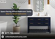 Space-Saving 48-Inch Bathroom Vanity - Ideal for Small Bathrooms