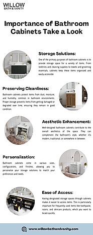 Importance of Bathroom Cabinets Take a Look