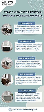 5 Tips to Know It Is the Right Time to Replace Your Bathroom Vanity