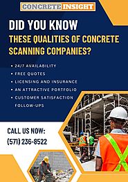 Did You Know These Qualities Of Concrete Scanning Companies?