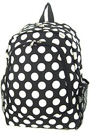 Black and White Polka Dot Backpack - Children's and Teens' School Backpack - Backpacks n BagsBackpacks n Bags