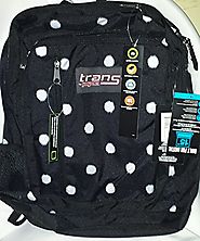 Black and White Polka Dot Backpack - JanSport Megahertz Backpack - Backpacks n BagsBackpacks n Bags