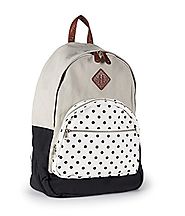 Black and White Polka Dot Backpack - Aeropostale Polka Dot Backpack Tan - Backpacks n BagsBackpacks n Bags