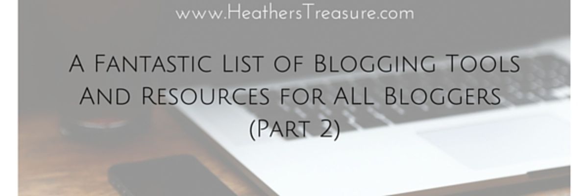 Headline for A Fantastic List Of Blogging Resources (pt.2)
