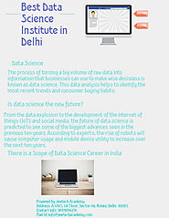 Best Data Science Institute In Delhi areas