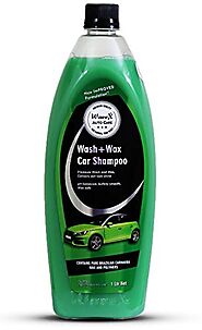 Wavex Wash and Wax Car Shampoo 1 LTR Gives Wet Look Shine,Buttery Smooth Feel, pH Neutral – Leaves no Water Spots