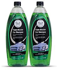 Wavex Foam Wash Car Shampoo 1 LTR + 1 LTR (Set of Two) pH Neutral, Extreme Suds Snow White Foam, Highly Effective on ...
