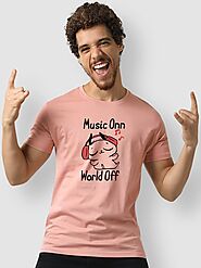 Classy Music T Shirts at Nominal Rates | Beyoung
