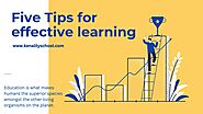 Five Tips for effective learning