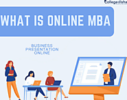 What is Online MBA