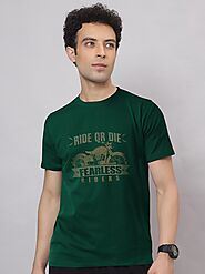 Buy Classic Biker T Shirts Online at Lowest Prices - Beyoung