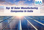 Solar cell manufacturing company in India