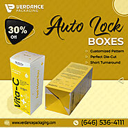 Custom Auto Lock Boxes - Verdance Packaging
