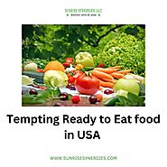 Tempting Ready to Eat food in USA