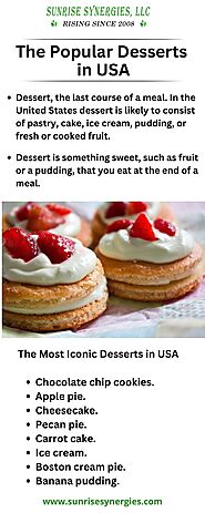 The Popular Desserts in the USA