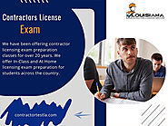 Contractors License Exam