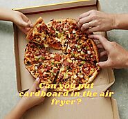 Can you put cardboard in the air fryer? - Alfredo's Pizza Online
