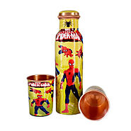 Cartoon Printed Copper Bottle Manufacturer In India - RUSSET