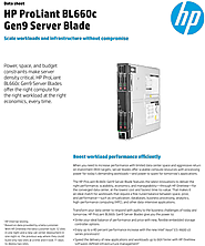 HP Proliant BL660c Gen9 Server Blade
