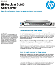 HP ProLiant DL160 Gen9 Rack Server
