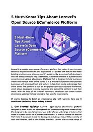 5 Must-Know Tips About Laravel's Open Source ECommerce Platform.pdf