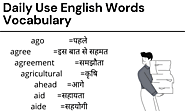 Words in Hindi:-3000+ Daily Use English words with Hindi meaning - GK Help
