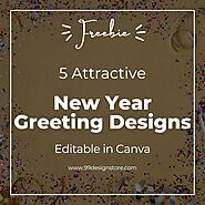 5 Free Happy New Year Canva Templates