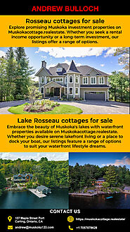 Rosseau cottages for sale