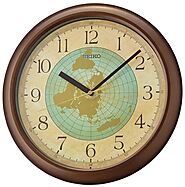 Đồng hồ bản đồ thế giới treo tường