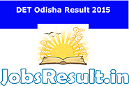DET Odisha Result 2015 2nd DET Result / Rank Card Download
