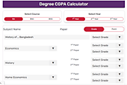 NU Degree CGPA Calculator - ডিগ্রী সিজিপিএ ক্যালকুলেটর