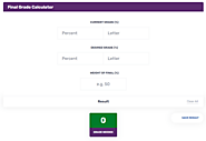 Final Grade Calculator - CGPA Calculator