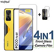 4 in 1 Tempered Glass for Poco F4 GT