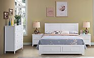 Orville Timber Storage Bedroom Package - Queen - Cassa Vida